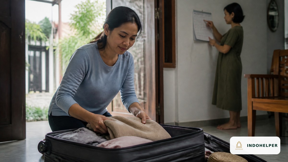 Helper Home Leave Return: Leaving Indonesia Again
